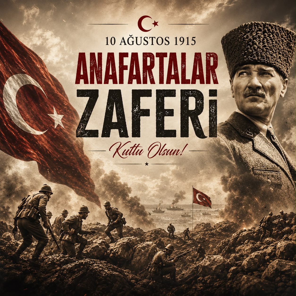 🇹🇷 ANAFARTALAR ZAFERİ’NİN 111. YIL DÖNÜMÜ KUTLU OLSUN