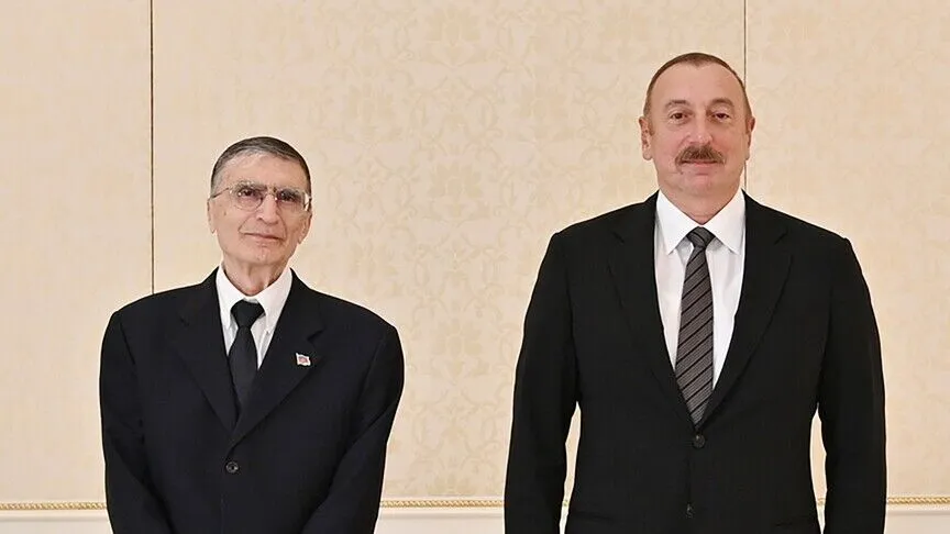 Aliyev’den Aziz Sancar’a “Şöhret” nişanı