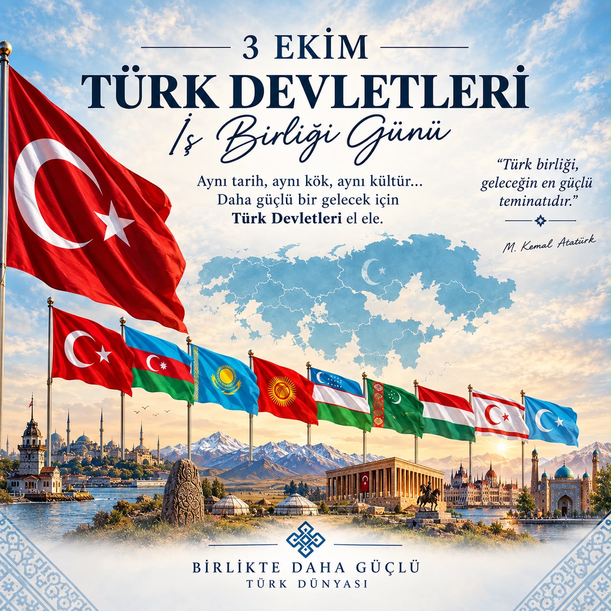 Türk Dünyasında Ortak Geleceğe Birlikte Yürüyoruz
