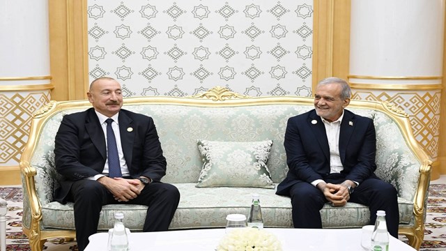 Aliyev ve Pezeşkiyan Türkmenistan’da görüştü