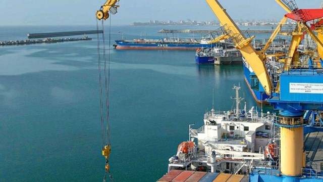 Aktau Limanı’nda Orta Koridor’un kapasitesini artıracak derinleştirme çalışmaları başladı