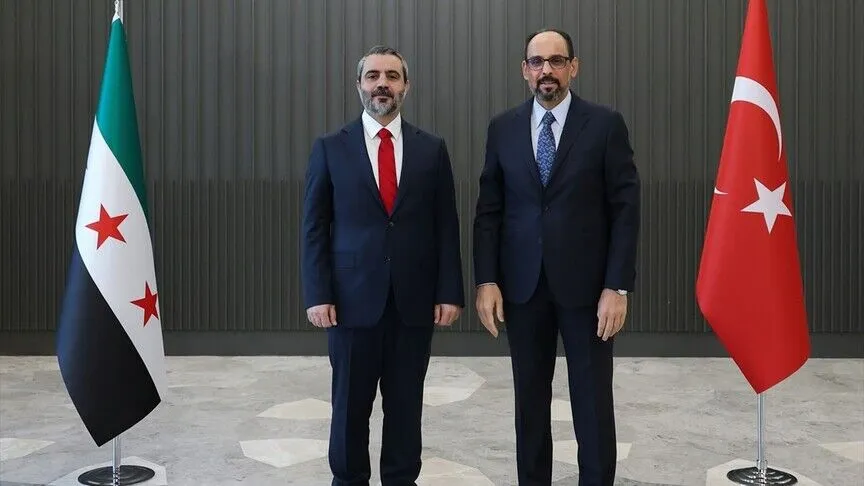MİT Başkanı Kalın, Suriye Dışişleri Bakanı Şeybani ile Ankara’da görüştü